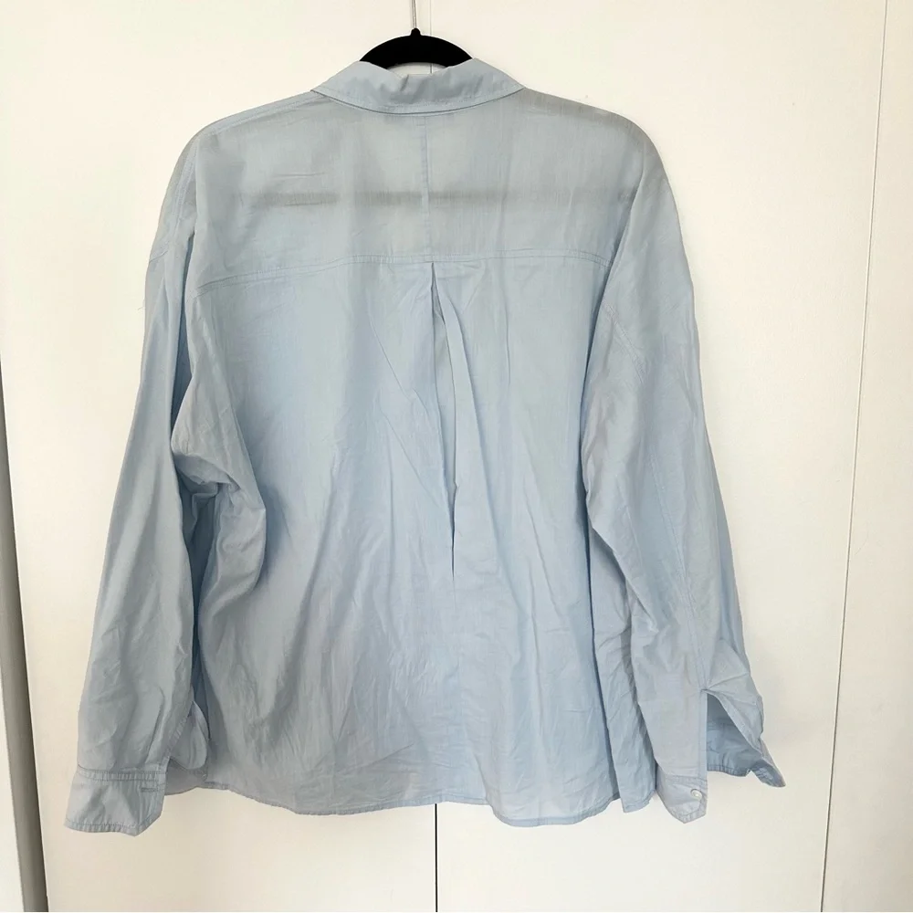 Vince Button Down Shirt - Light Blue - Picture 5 of 7